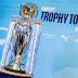 WITNESS THE OFFICIAL PREMIER LEAGUE CHAMPIONSHIP TROPHY IN ITS FULL GLORY, WON BY MANCHESTER CITY FC