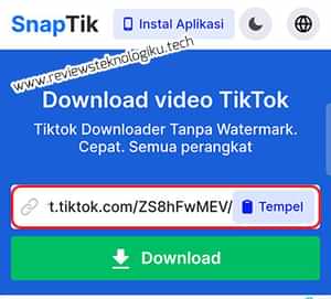 download video tiktok tanpa tanda air