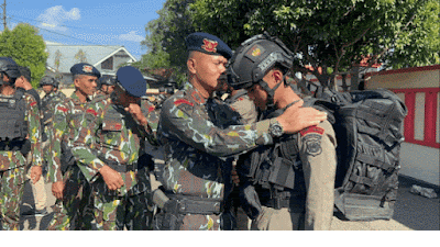 Tradisi Penerimaan Bintara Remaja di Mako Yon C, Begini Pesan Danyon Ichsan