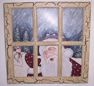 hand painted xmas background