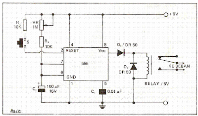 Time delay with 555 chip