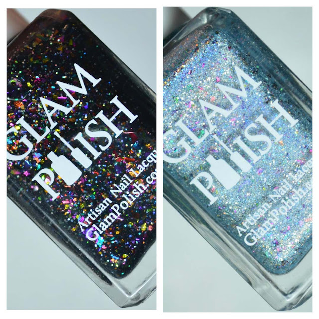 holographic nail polish with rainbow flakes