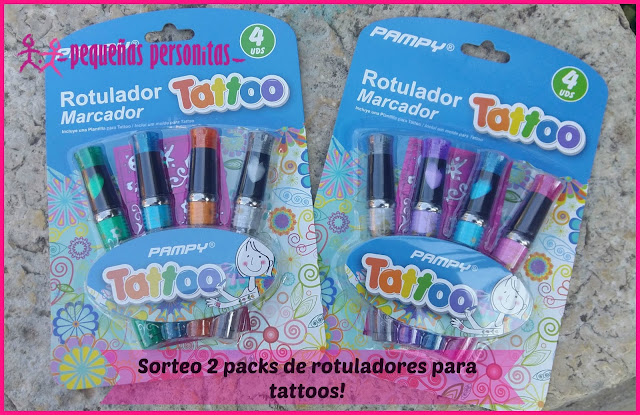 rotuladores de tattoos, tatuajes, tatuajes con rotuladores, tattoos para niños, rotuladores de gel, sorteo, compras