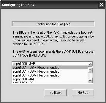 Configuring BIOS epsxe