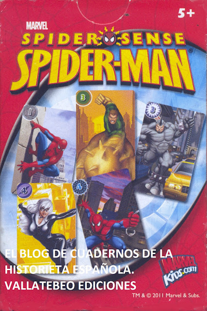 Juego de cartas Spider-Man. Fournier, 2011