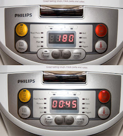 Philips Multicooker HD3037 temp and time