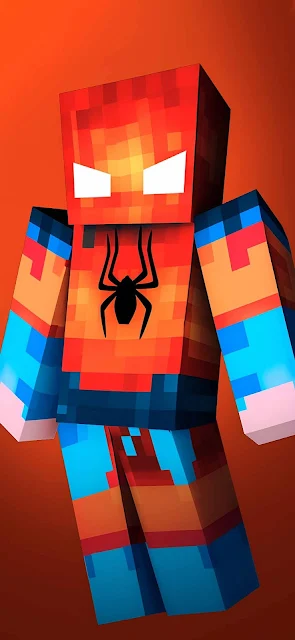 Papel de Parede Minecraft do Homem Aranha