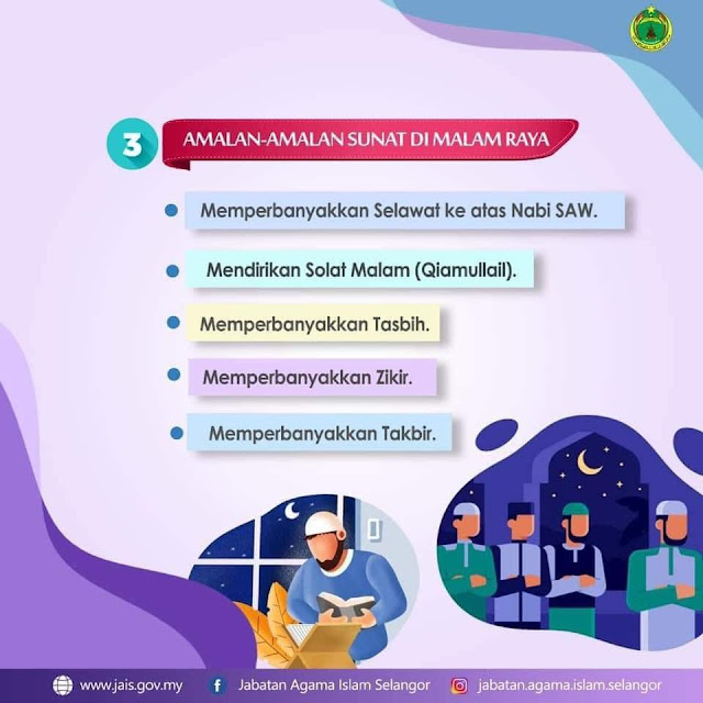 Panduan dan cara Solat Sunat Aidilfitri