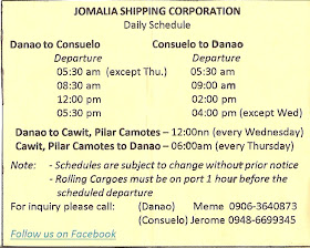 Jomalia Shipping schedule