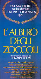 The original poster for the film seen as Olmi's masterpiece