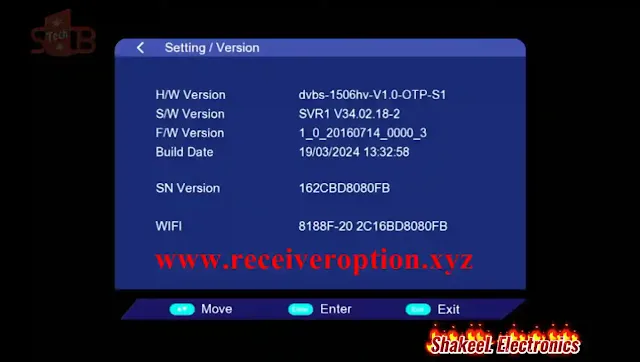 1506tv New Software 2024 Receiver Option