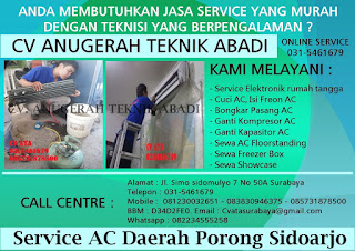 Service AC Daerah Porong Sidoarjo 