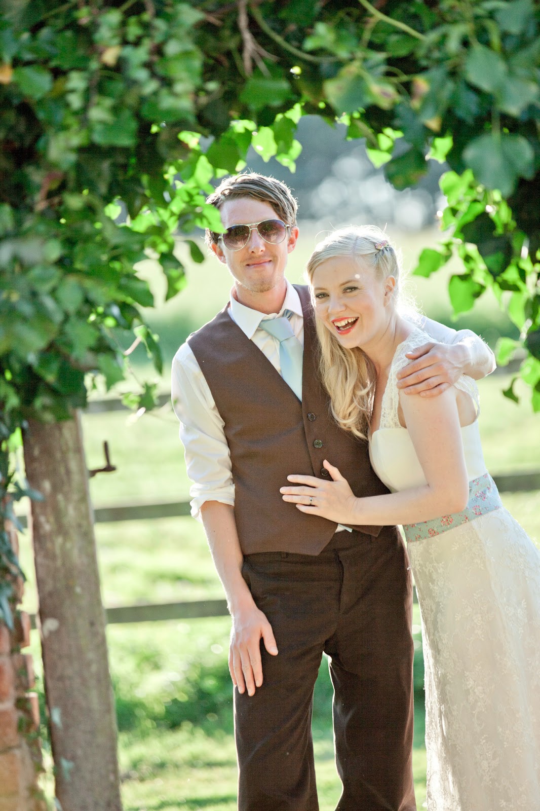 lace wedding dress with belt summer wedding 2012! Designs by Jessica Turner