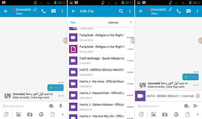 Cara Kirim File Besar di BBM Android