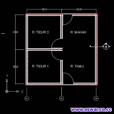 Gambar Rumah Sederhana on Gambar Rumah Sederhana Dengan Autocad