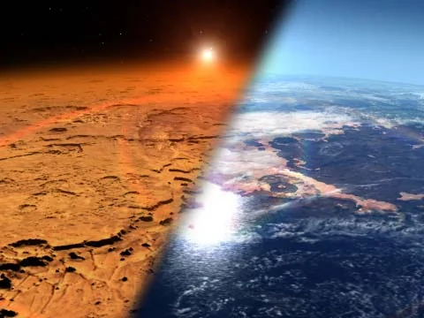 Mars was well protected from the solar wind