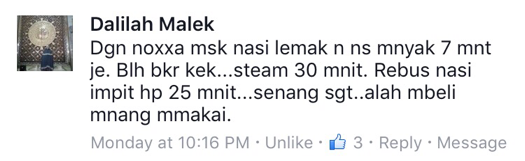 Testimoni Periuk Noxxa  Resepi Periuk Noxxa