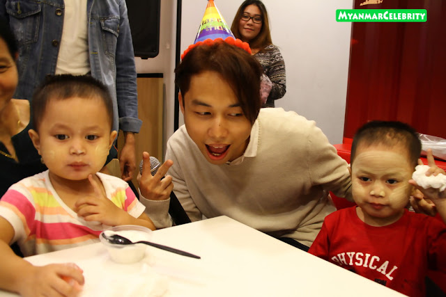 Bunny Phyoe Celebrated 24th Birthday Together with Orphans