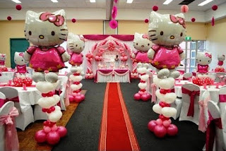 Dekorasi Ulang Tahun Anak Perempuan Tema Hello Kitty 1