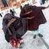 Photos : Two Nigerian Muslim Women Under Serious Fire For “Dabbing” In Mecca