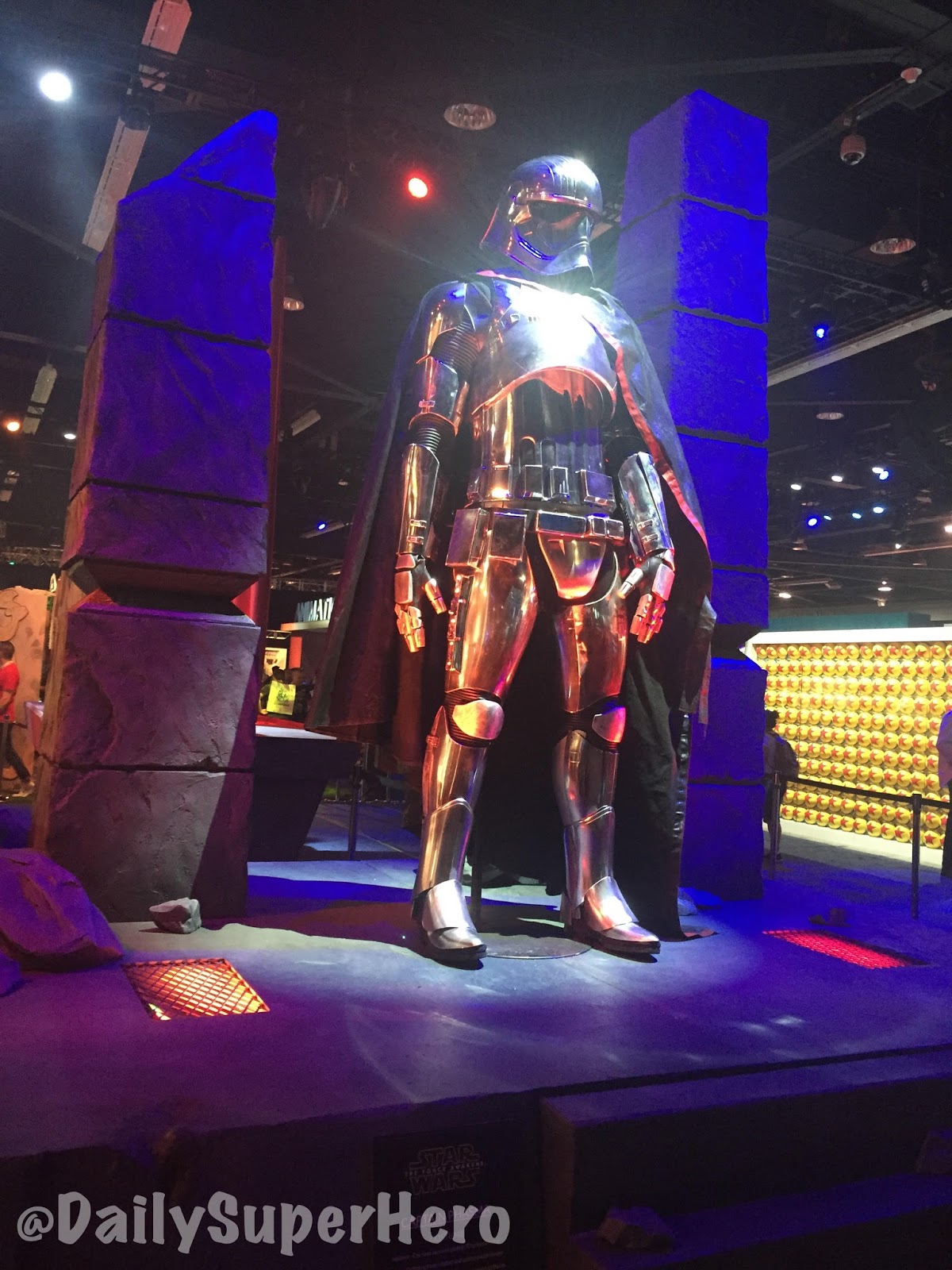 Mesmerized by Gwendoline Christie's Captain Phasma Armor 