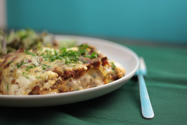 Lasagne aux épinards et Mozarella 