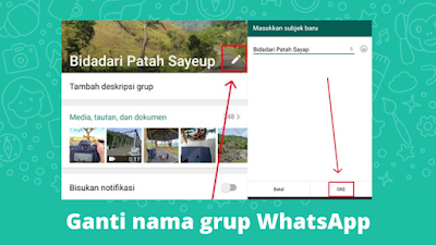 Cara Mengganti Nama Grup WhatsApp