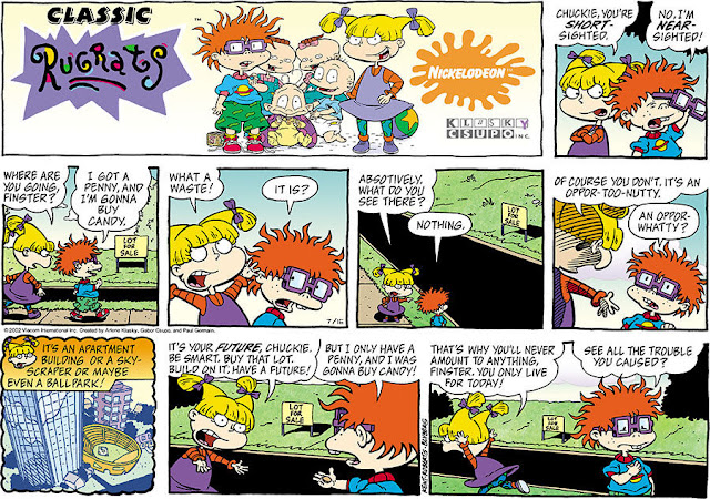 Classic Rugrats Comic Strip for July 16, 2023 | Nickelodeon