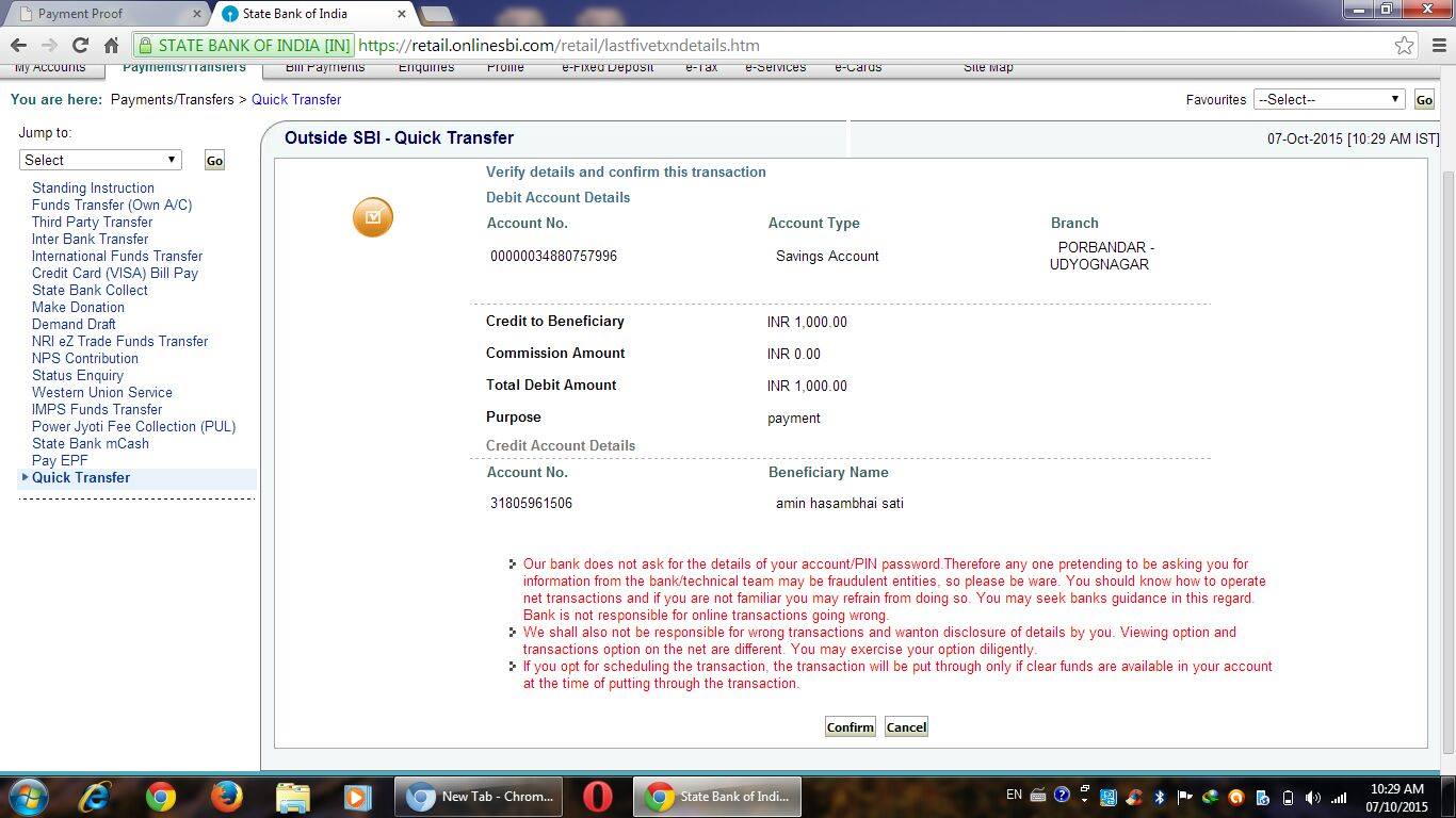 Payment Proof