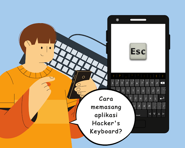 cara mengatur tampilan hacker's keyboard