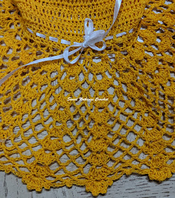 Sweet Nothings Crochet free crochet pattern blog, free crochet pattern for a little girl dress, photo of the Enchanting dress for a little girl,