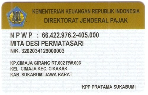 Cara Ubah Data NPWP (Nomor Pokok Wajib Pajak)