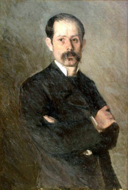 Ion Andreescu, Self Portrait, Portraits of Painters, Fine arts, Portraits of painters blog, Paintings of Ion Andreescu, Painter Ion Andreescu