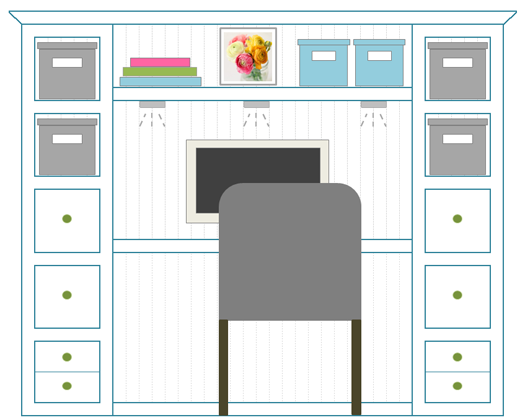 l computer desk plans