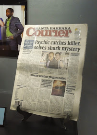 Psych Santa Barbara Courier newspaper prop