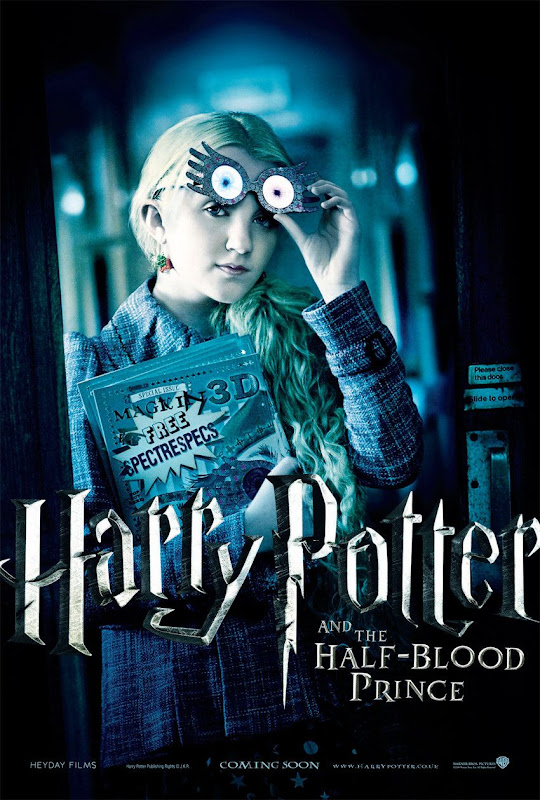 Luna Lovegood Harry Potter and the Half-Blood Prince movie poster