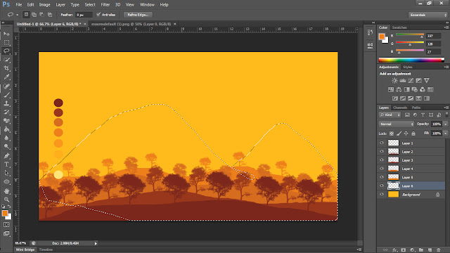 Flat Landscape Tutorial