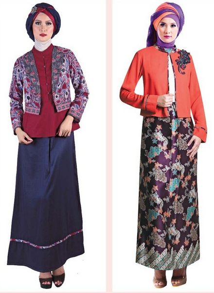  Gamis  Modern  Remaja dan Batik Model Terbaru Muslimah 