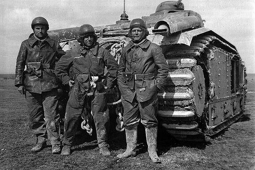 12 June 1940 worldwartwo.filminspector.com Char B1 tank French