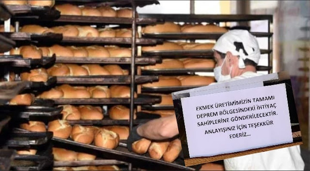Tarsus Belediyesi'nden Deprem Bölgesine  Günlük  Ekmek Üretimi