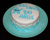 Tarta de Fiesta 100 días de edad
