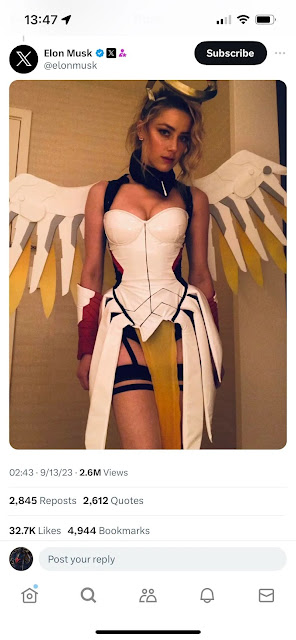 Amber Heard cosplay Mercy