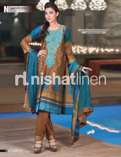 Nishat Eid Collection 2013 | Pret Ready to wear | Lawn Ruffle Chiffon