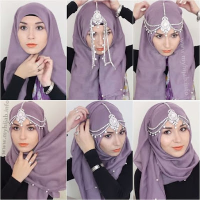 Cara Berhijab Segi Empat