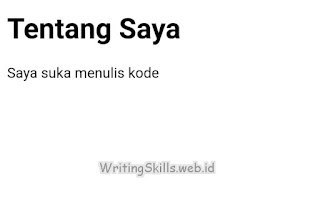 Contoh Kode Boilerplate HTML