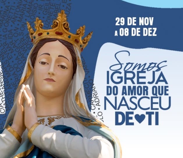  Banner de divulgação da Festa de Nossa Senhora da Conceição 