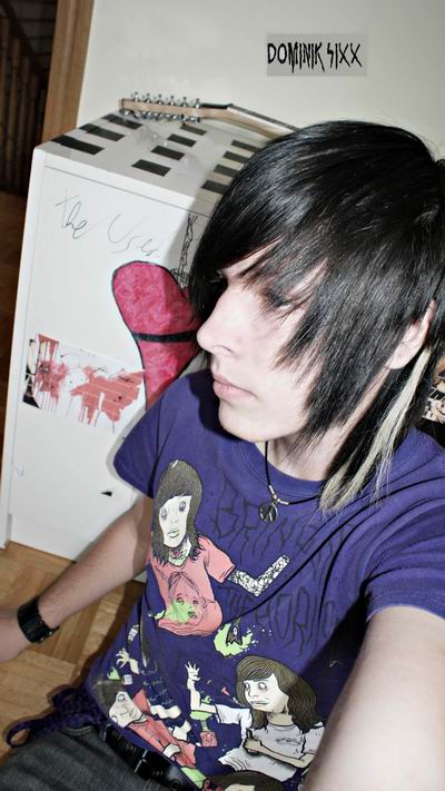 Hot Emo/Deathcore Guy  Dominik from Slovenia picture