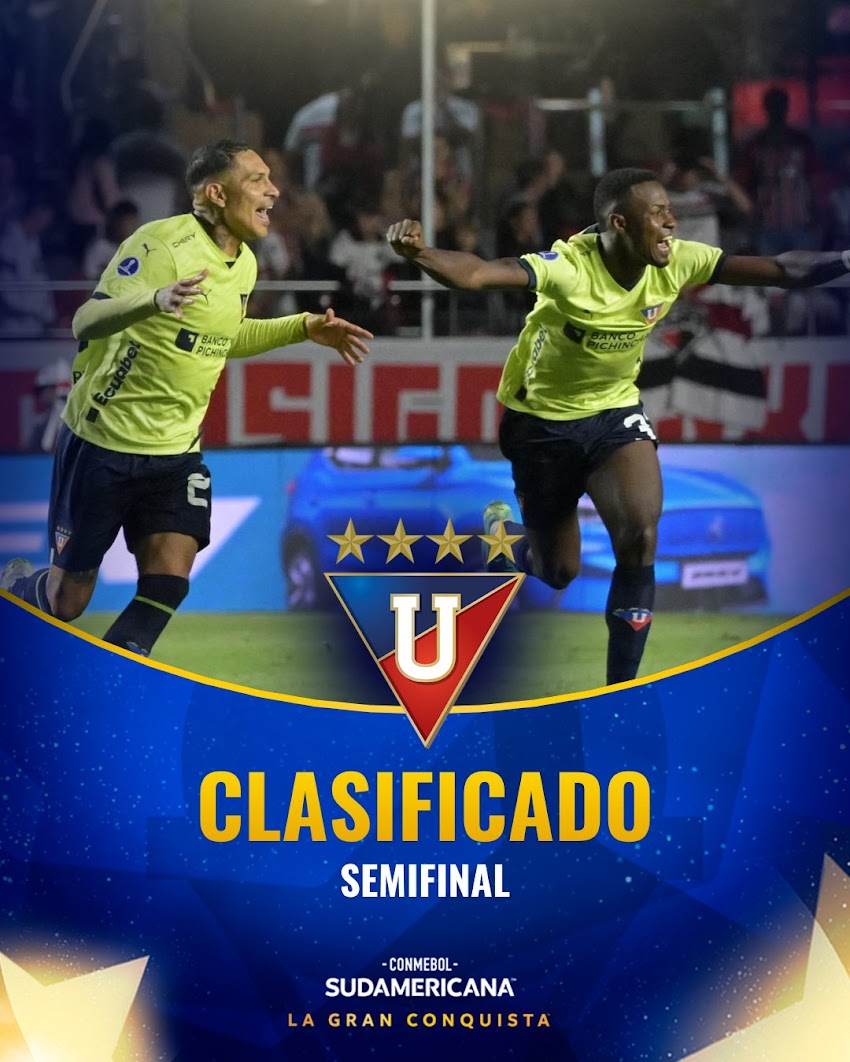 Liga de Quito clasifica a Semifinal de Copa Sudamericana, derrotando a Sao Paulo en penales