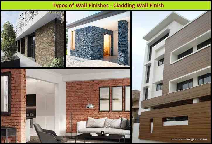 Types of Wall Finishes For Your New Home- Cladding Wall Finishes