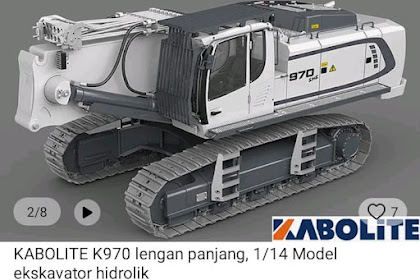 Mainan Excavator Remote Control Konstruksi Harganya Rp 200 Jutaan